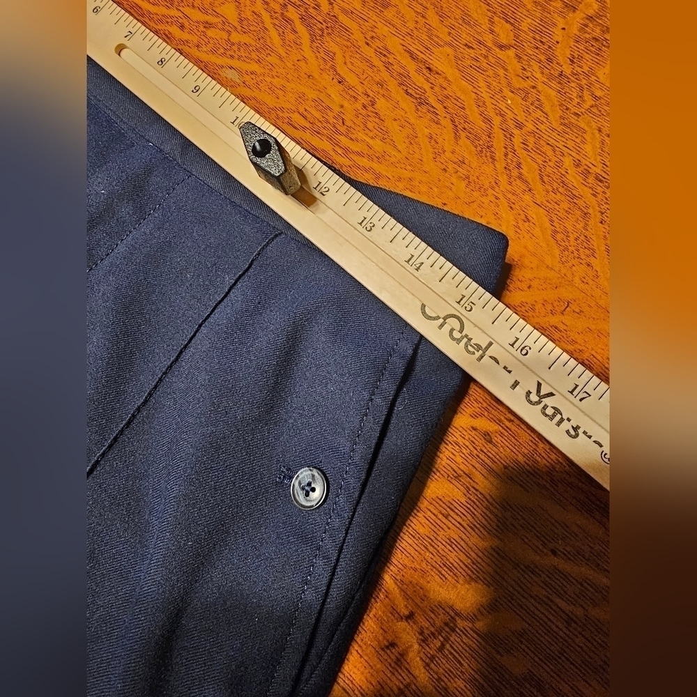 Banana Republic Navy Cropped Dress Pants Women's Size 2 - Picture 4 of 7